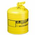Justrite Type I Safety Yellow Can